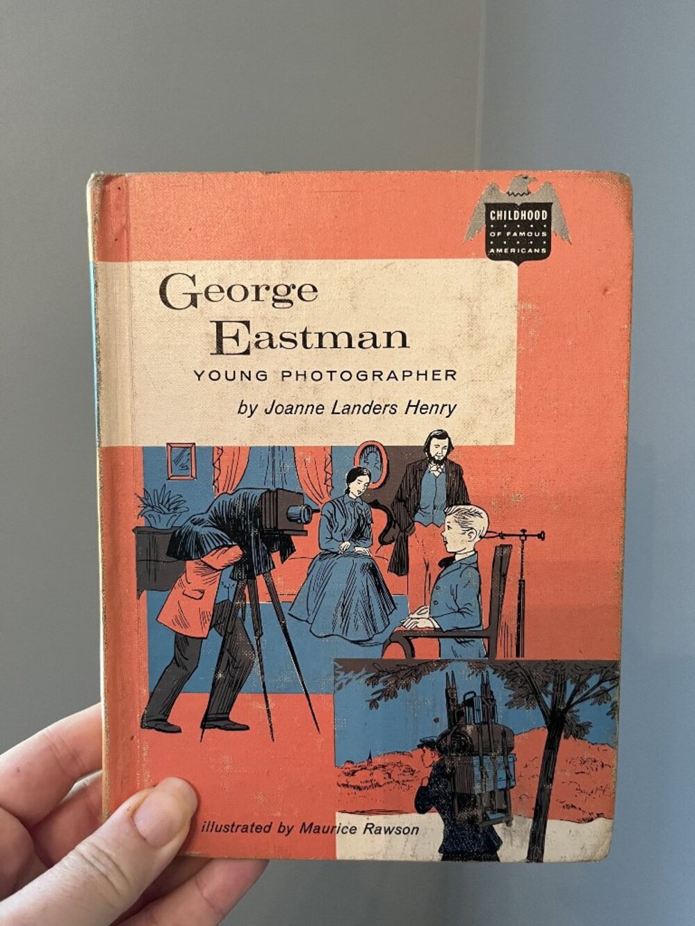 George Eastman Young Photographer 1959 Vtg HC by Joanne Landers Henry